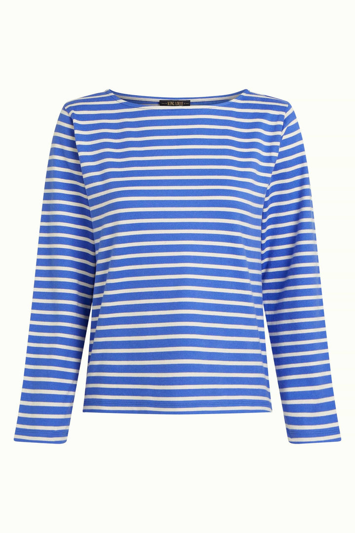 King Louie Topper Britney Stripe topp - amparo blue