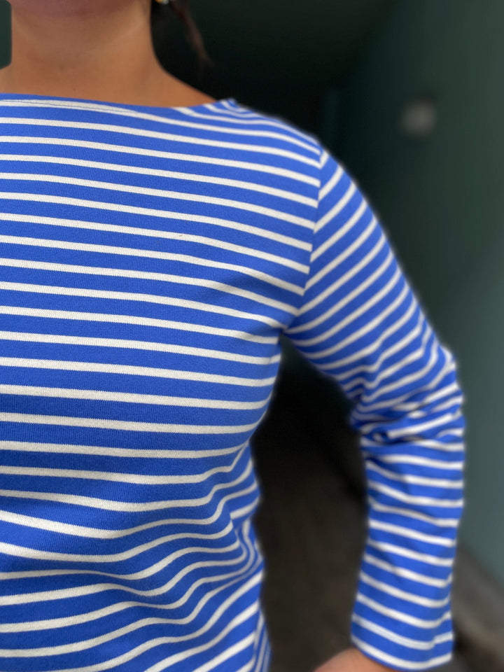 King Louie Topper Britney Stripe topp - amparo blue