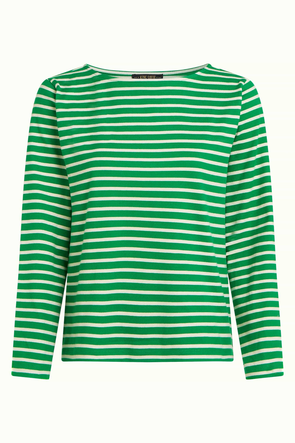 King Louie Topper Britney Stripe topp - very green