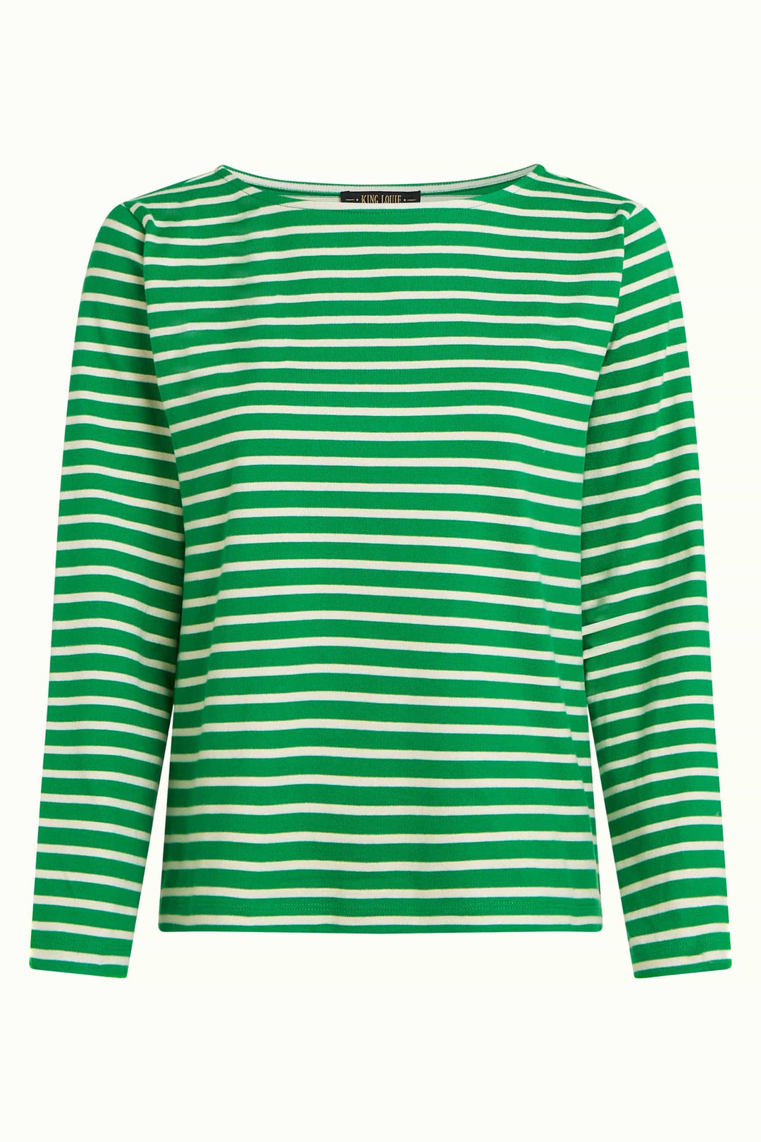 King Louie Topper Britney Stripe topp - very green
