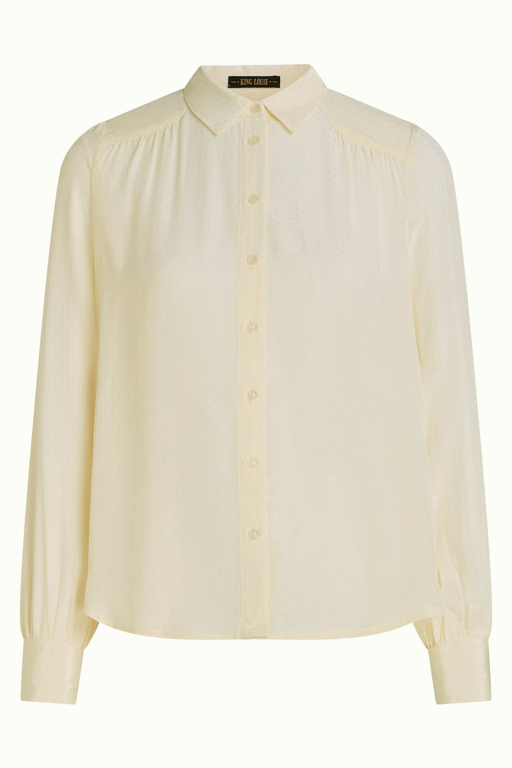 King Louie Topper Carina Bluse Sista - Elfenben