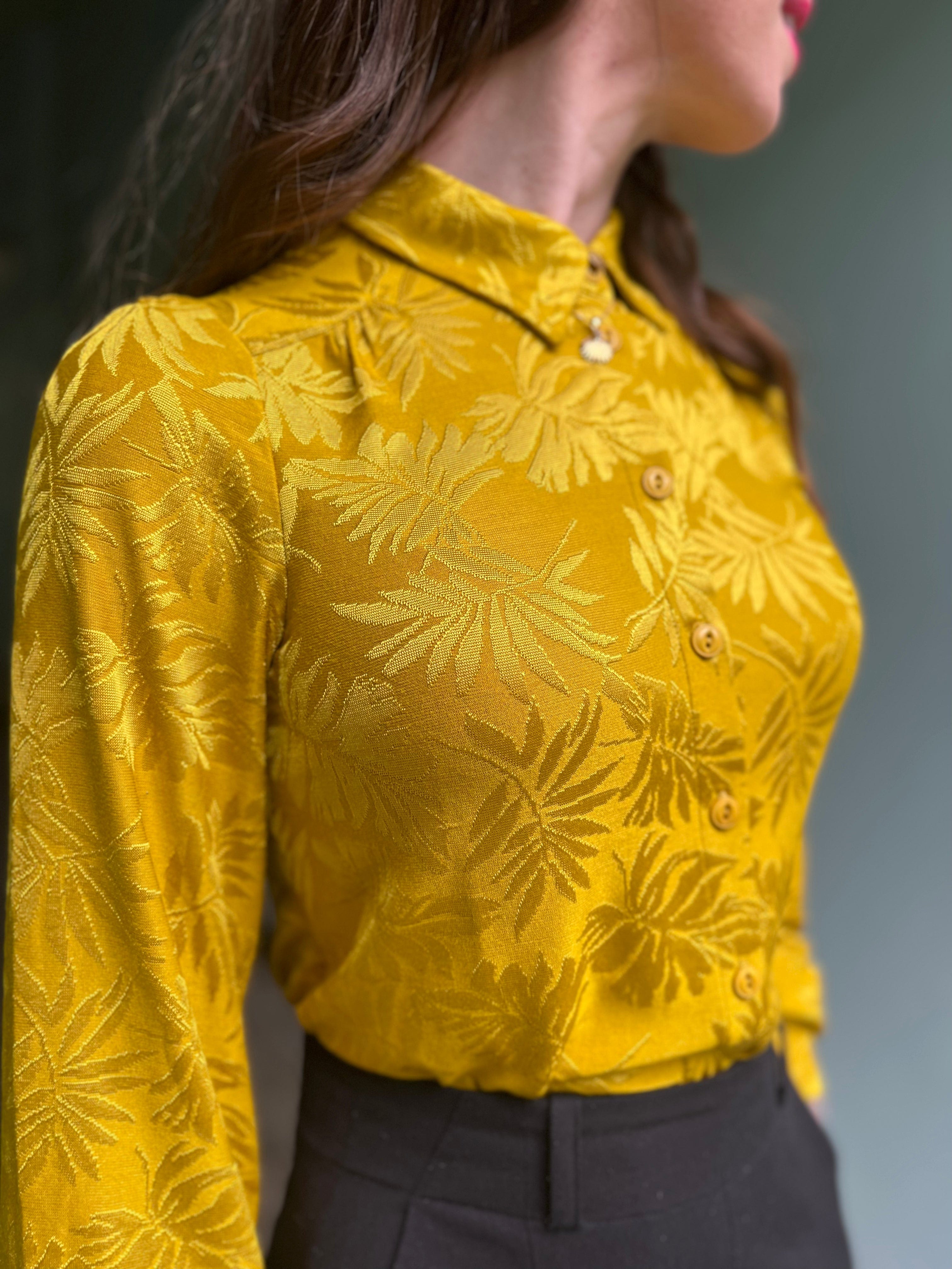King Louie Topper Carina Pop Up bluse