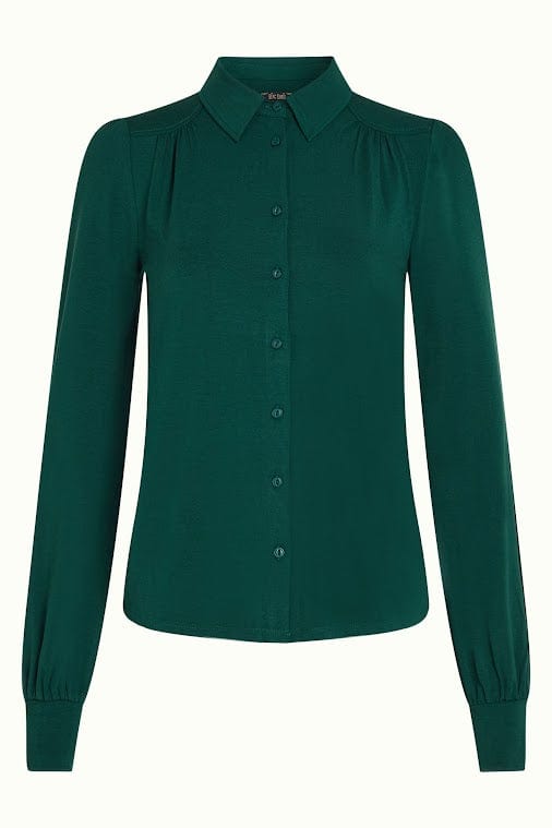King Louie Topper Carina viskose light bluse - grønn