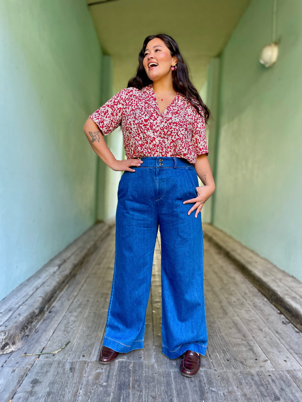 King Louie Topper Elsie Paradis bluse