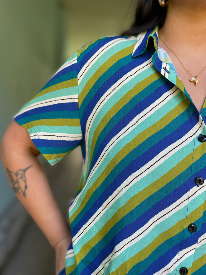 King Louie Topper Evelina Cliff bluse