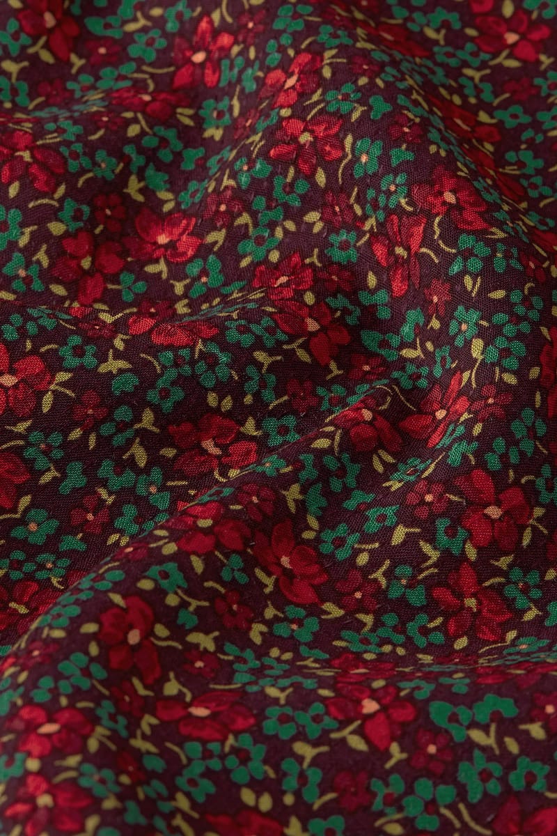 King Louie Topper Fee Juniper bluse - grape red
