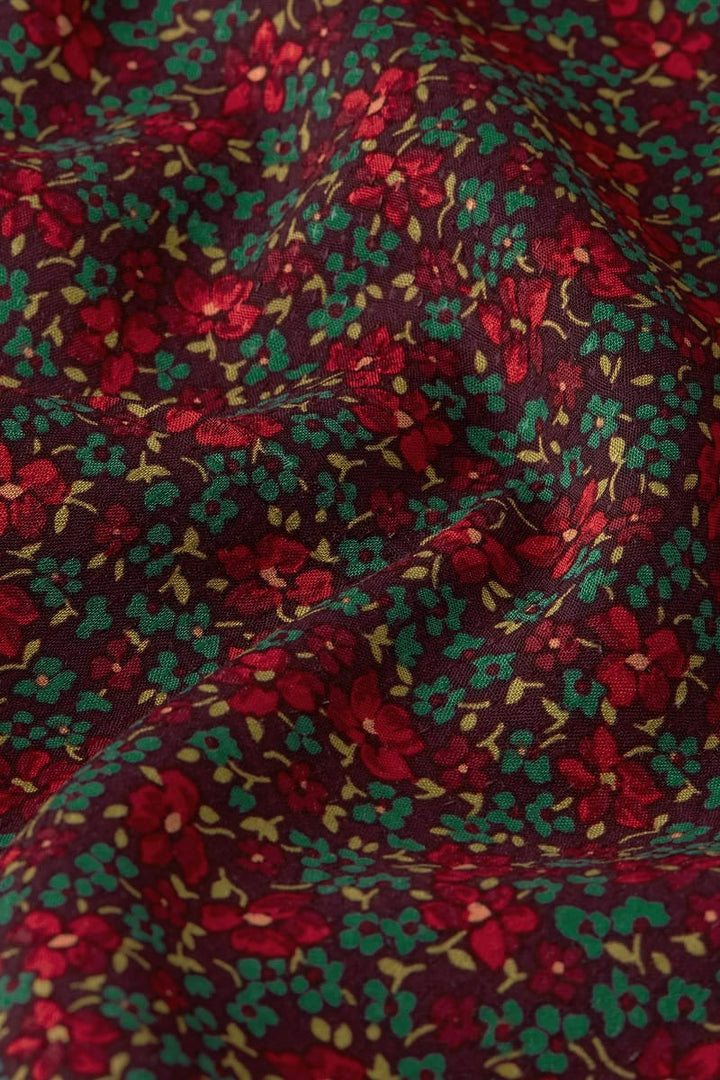 King Louie Topper Fee Juniper bluse - grape red