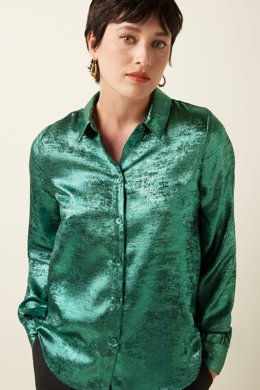 King Louie Topper Maisie Blouse Flambe