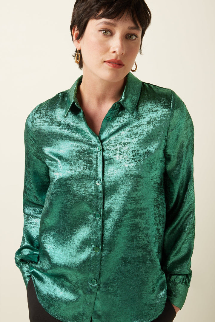King Louie Topper Maisie Blouse Flambe