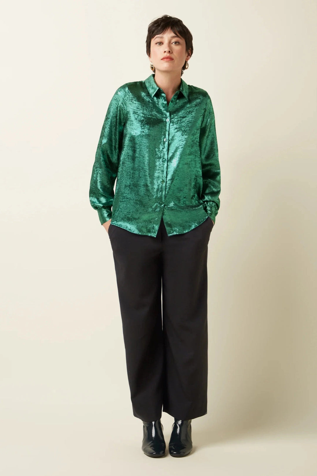 King Louie Topper Maisie Blouse Flambe