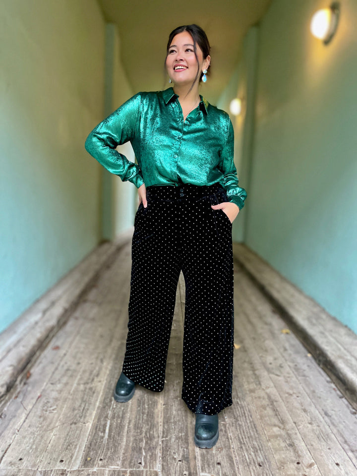 King Louie Topper Maisie Blouse Flambe