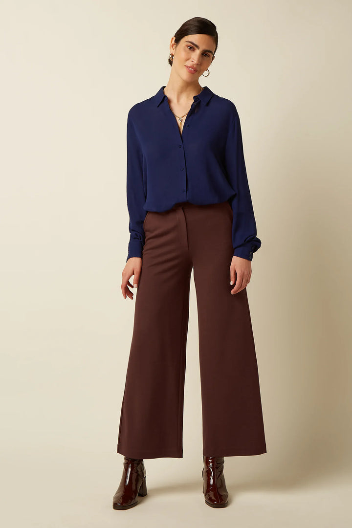King Louie Topper Maisie Noble bluse - ink blue