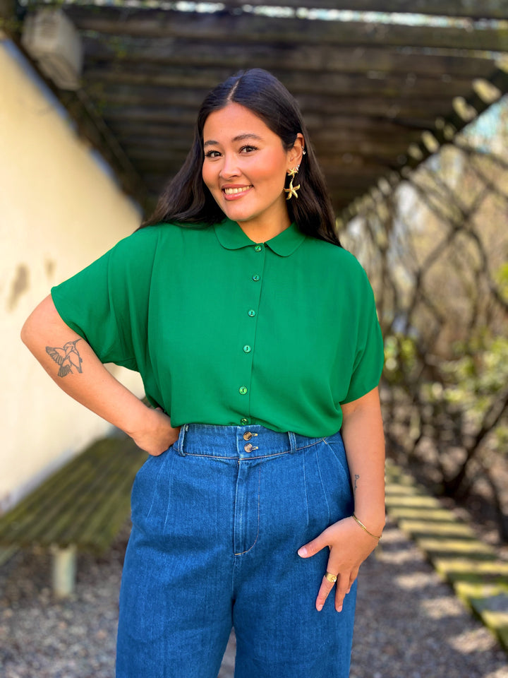 King Louie Topper Shay Atomic bluse