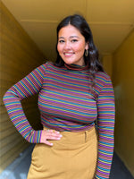 Last inn bildet i Galleri-visningsprogrammet, King Louie turtleneck Pologenser Rolla stripe
