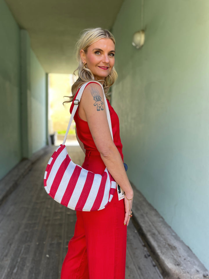 King Louie vesker Crossover bag - Fanny La Plage rød