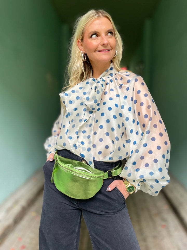 King Louie vesker Shine crossbody bag - sparkle green