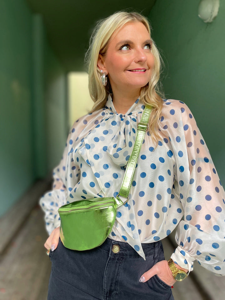 King Louie vesker Shine crossbody bag - sparkle green