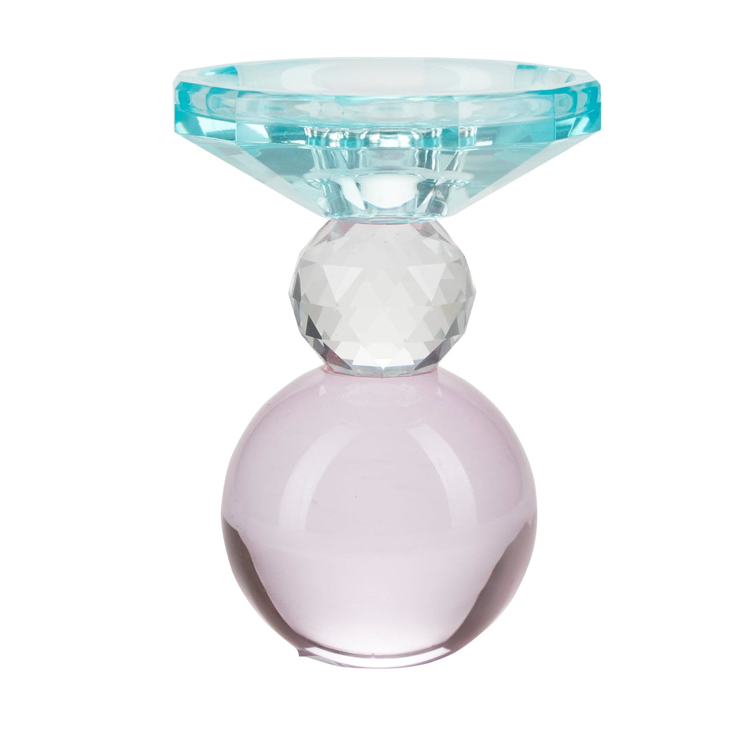 Miss Etoile Lysestake Lysestake i krystall - blue, clear and rose