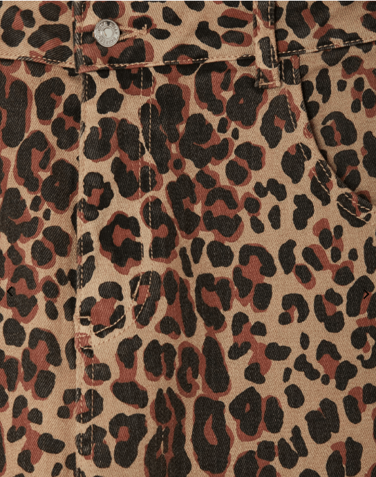 Never Fully Dressed bukser Leopard Lucia Scallop Jeans