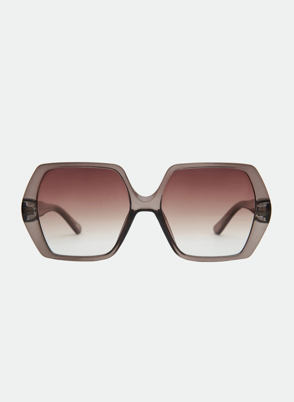 Otra Eyewear solbriller Solbriller Fleur - Transparent Olive