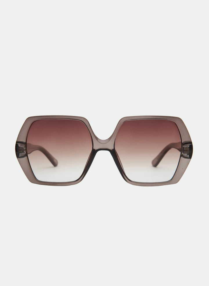 Otra Eyewear solbriller Solbriller Fleur - Transparent Olive