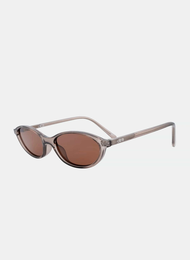 Otra Eyewear solbriller Solbriller Hazel - Transparent Olive / Brown