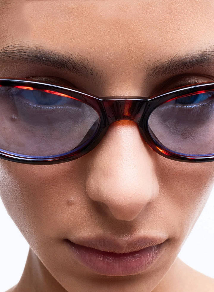 Otra Eyewear solbriller Solbriller Kenny - Tortoise/Blue