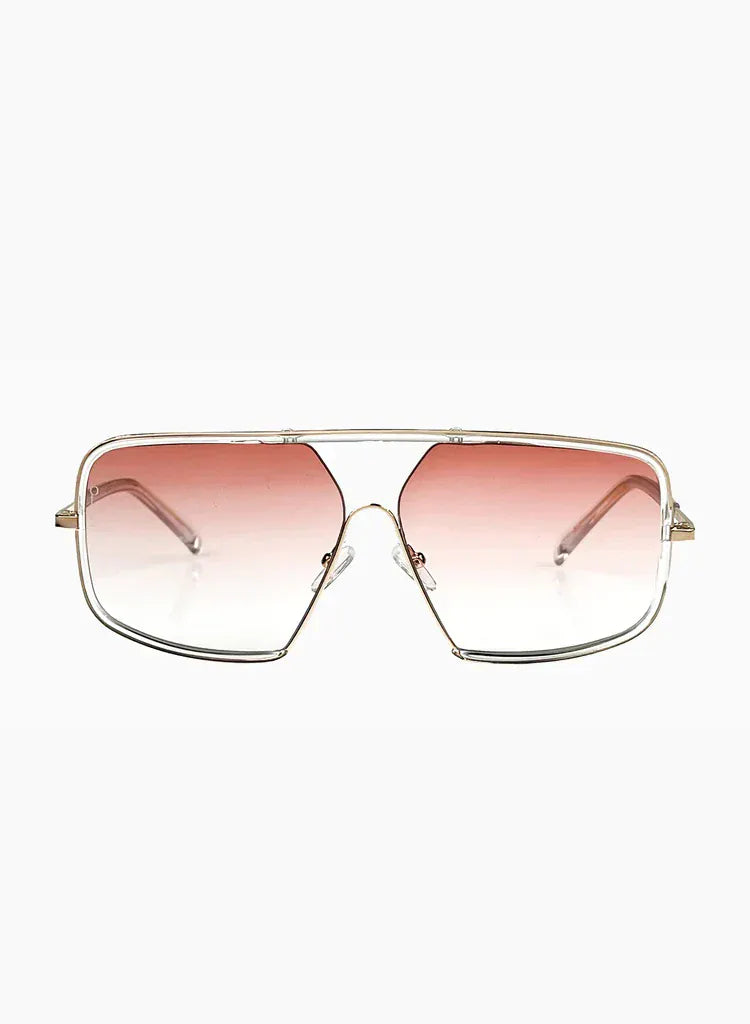 Otra Eyewear solbriller Solbriller Lenny - gold/cherry