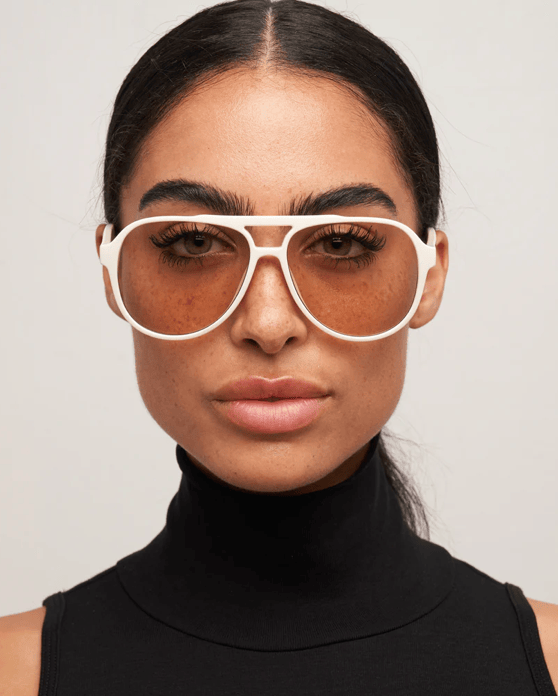 Otra Eyewear solbriller Solbriller Stevie - Vanilla/Brown