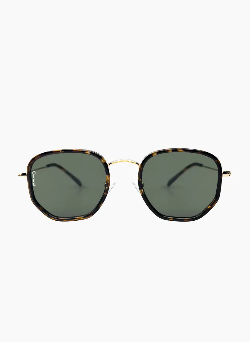 Otra Eyewear solbriller Solbriller Tate tortoise/green