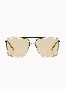 Otra Eyewear solbriller Velda - gull/brun