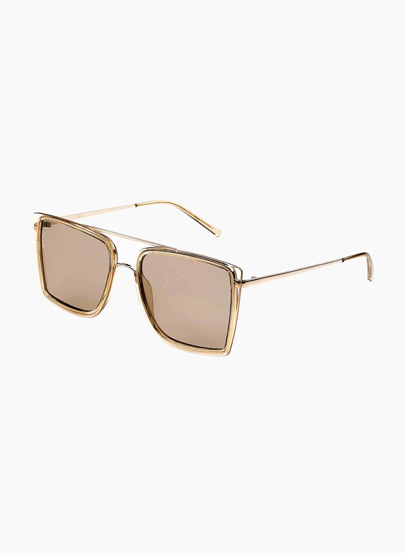 Otra Eyewear solbriller Velda - gull/brun