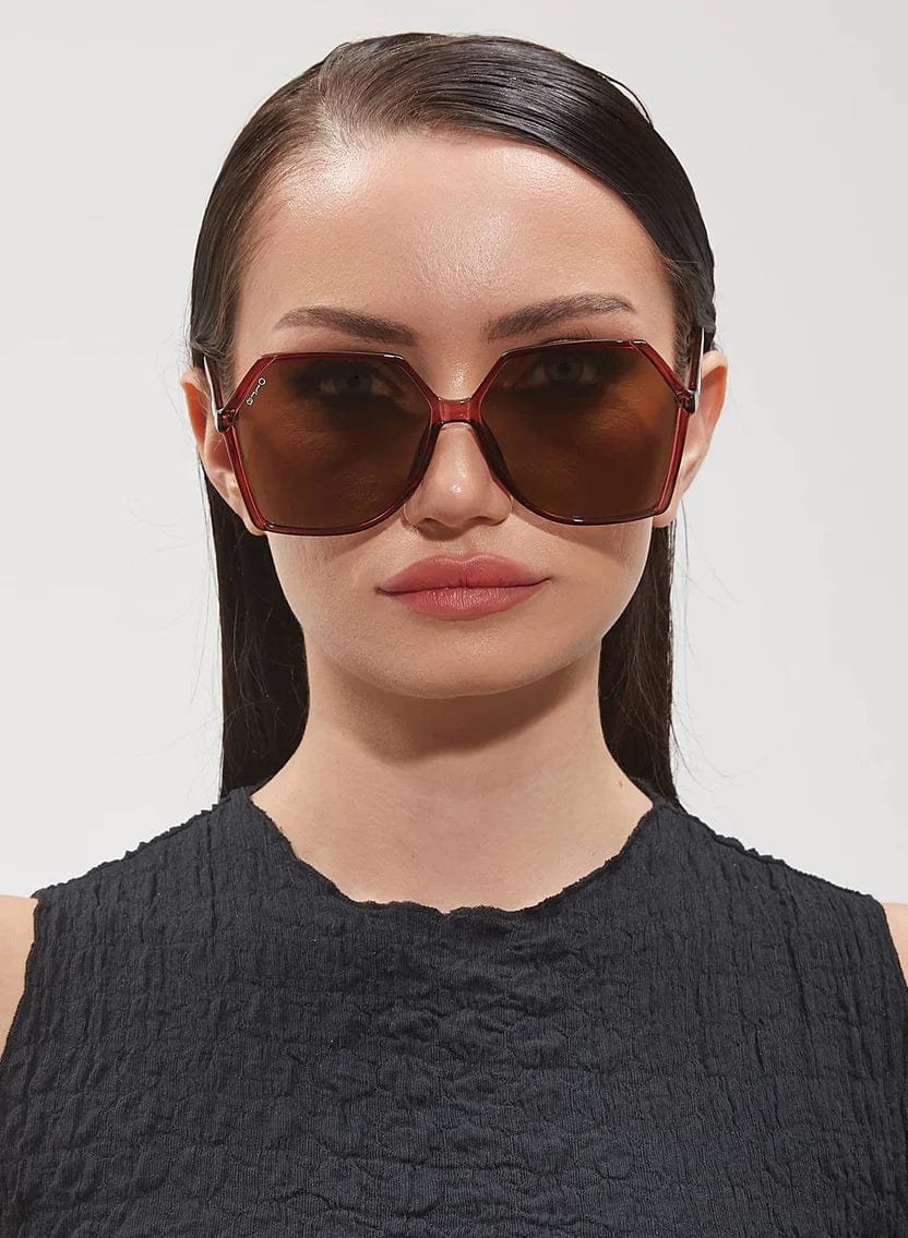 Otra Eyewear solbriller Virgo - transparent chocolate
