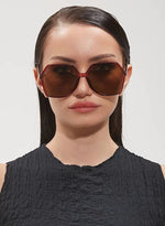 Last inn bildet i Galleri-visningsprogrammet, Otra Eyewear solbriller Virgo - transparent chocolate
