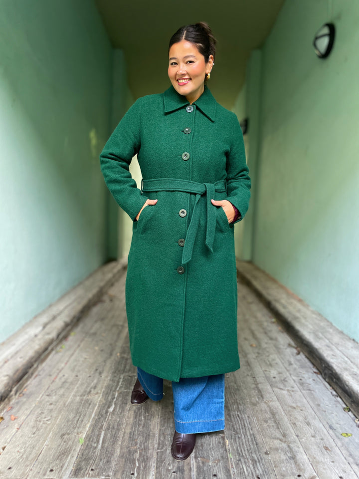 Arabella Kennedy kåpe - forest green