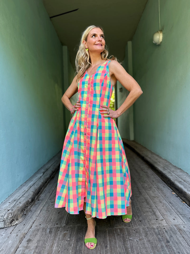 Lily dress - squares