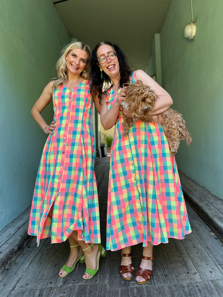 Lily dress - squares