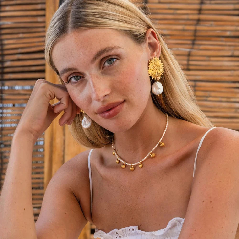 Pico halskjeder Shell Pearl choker necklace
