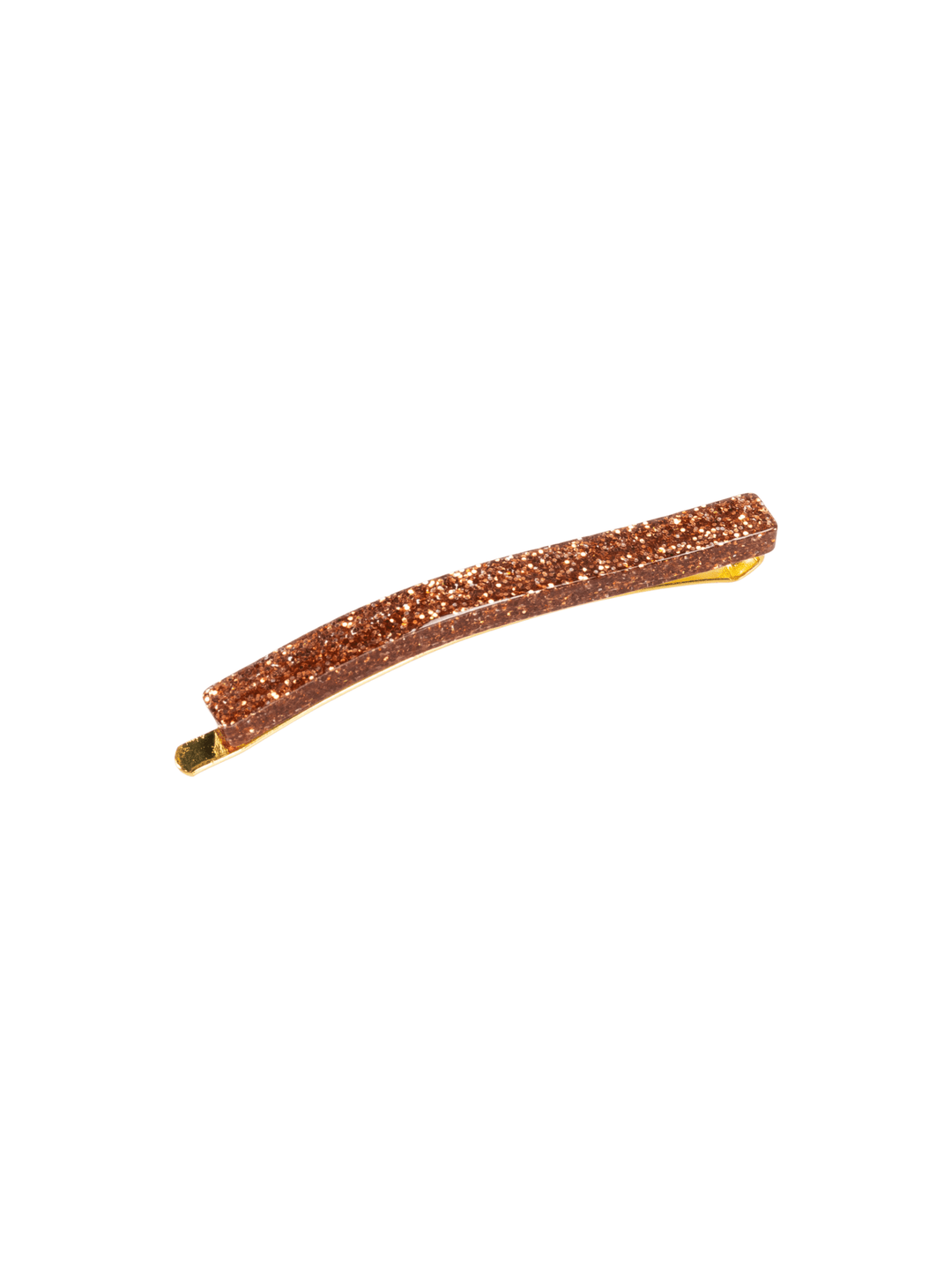 Pico hårpynt Bobby pin -  bronze full glitter