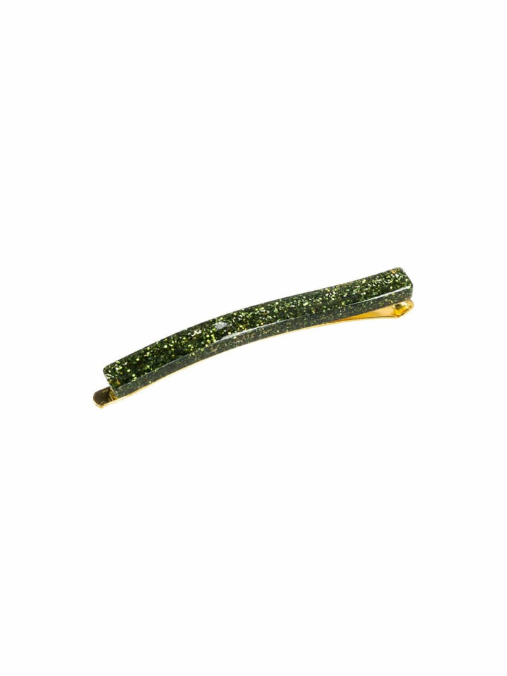 Pico hårpynt Bobby pin -  green full glitter