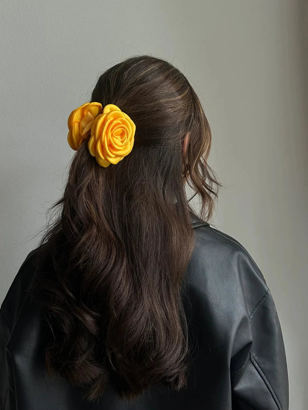 Pico hårpynt Hårklype liten Satin rose - black