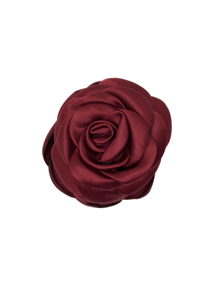 Pico hårpynt Hårklype liten Satin rose - dark plum