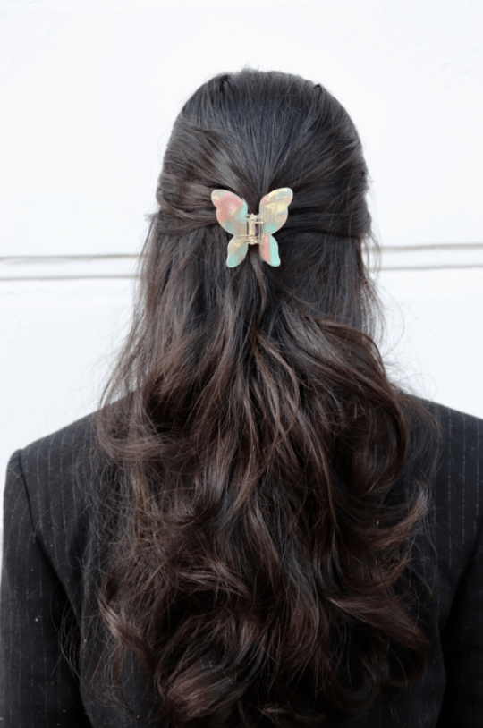 Pico hårpynt Hårklype sommerfugl - multi pastell