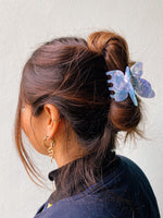 Last inn bildet i Galleri-visningsprogrammet, Pico hårpynt Hårklype sommerfugl - violet blue
