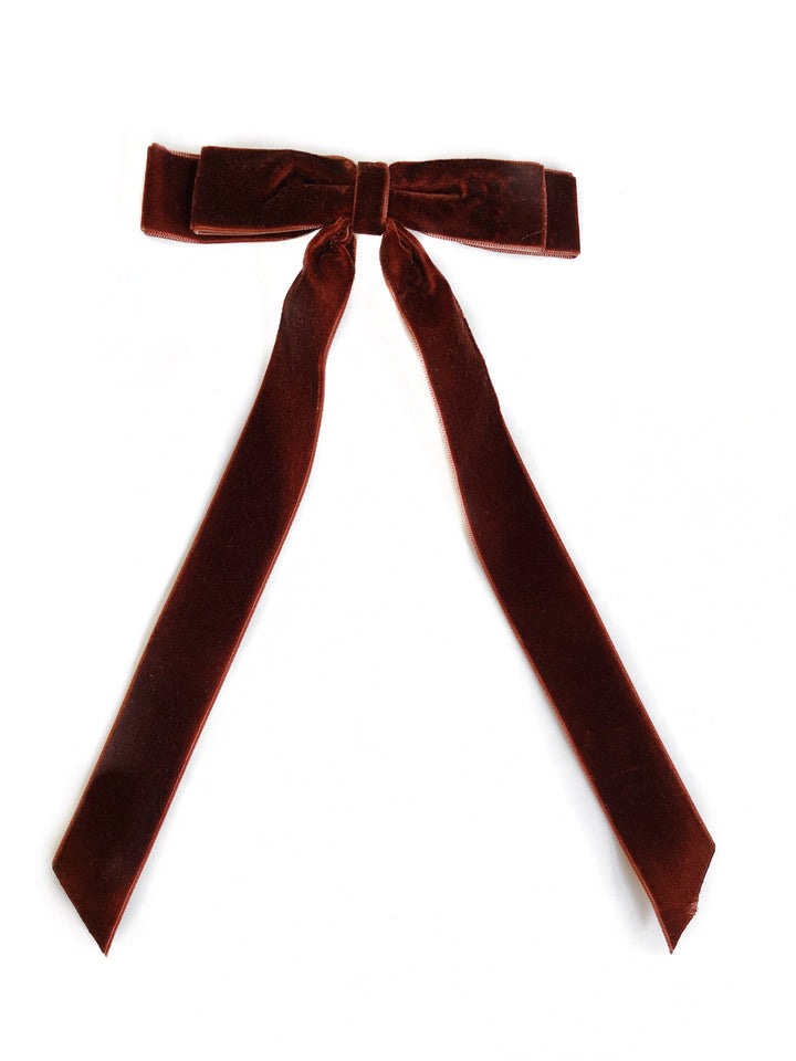 Pico hårpynt Vilma Grande Bow - dark rust