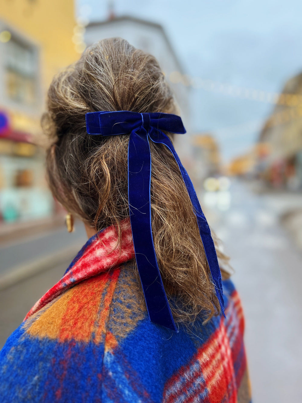 Pico hårpynt Vilma Grande Bow - dark rust