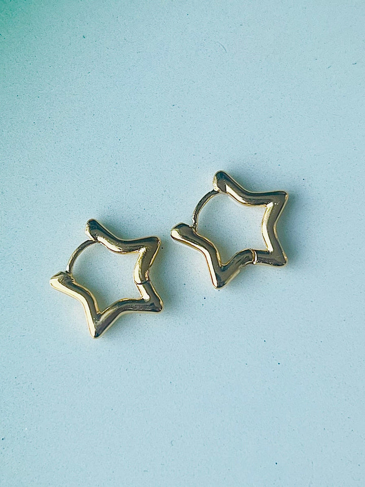 Pico øredobber Nova hoops øredobber - gull