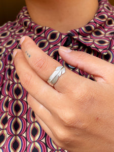 Pico ringer Feather ring - sølv