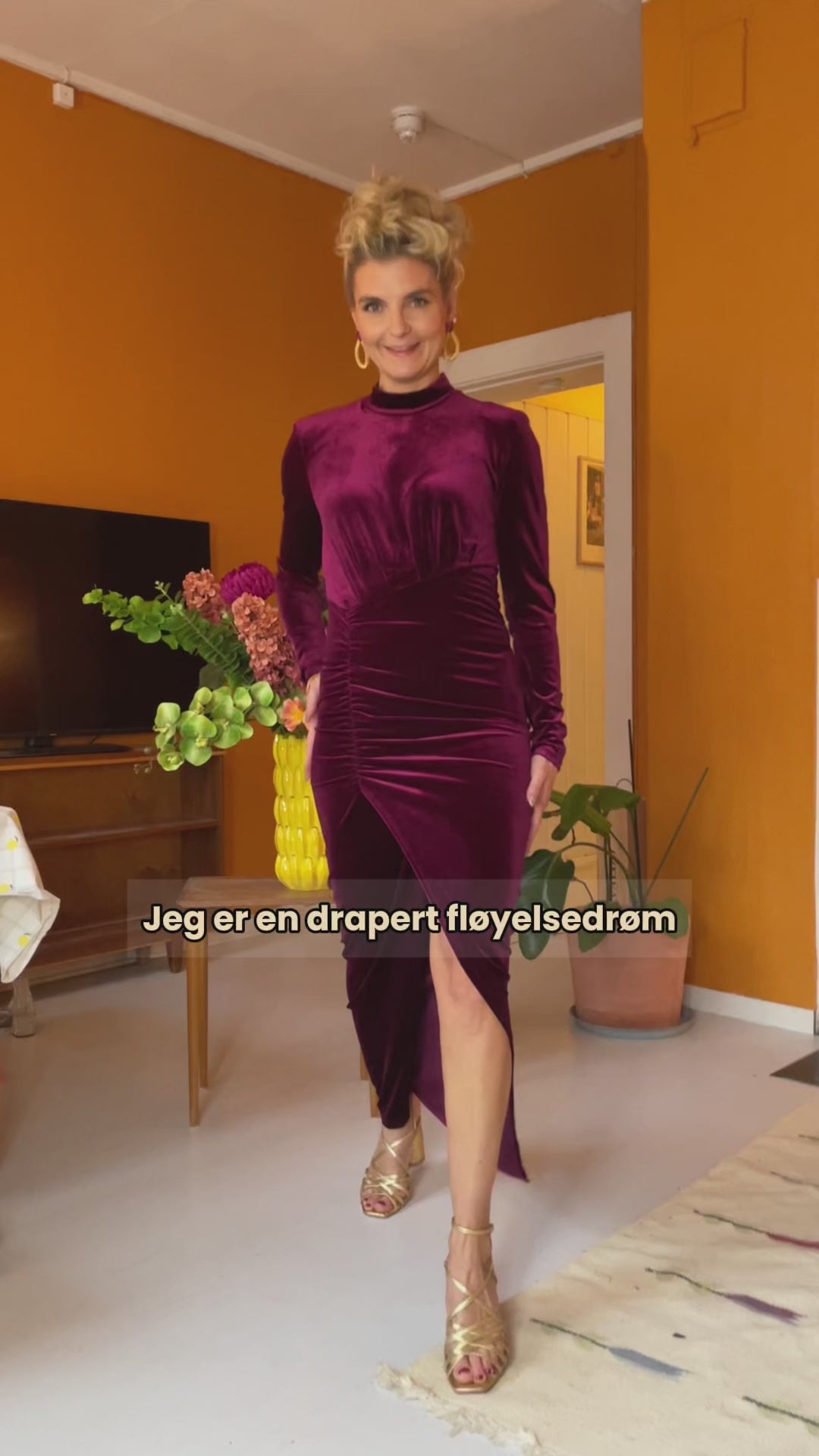 Glory kjole - bordeaux