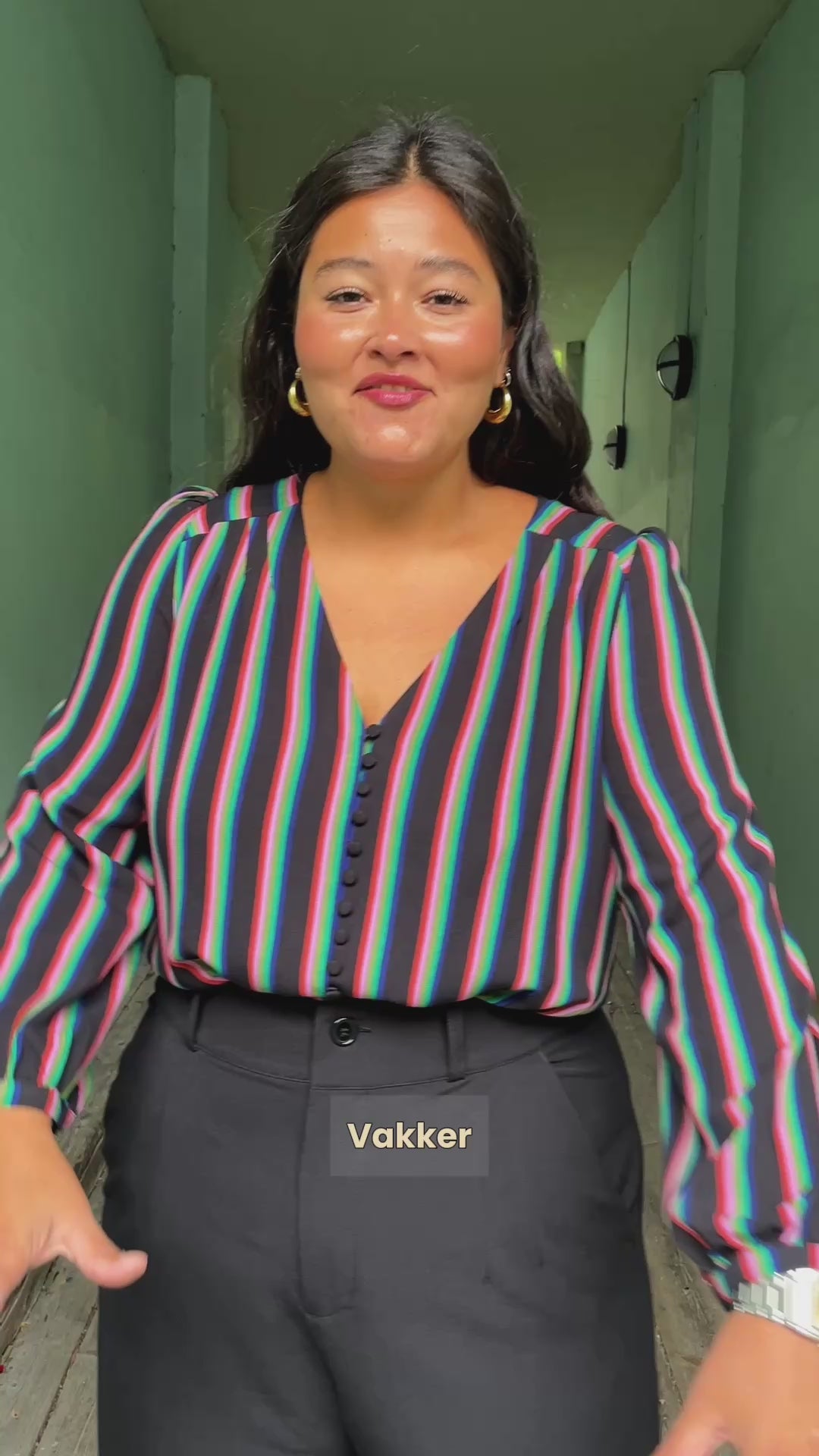Erin Harley Stripe bluse